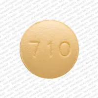 Topiramate (Topiramate [ toe-pyre-a-mate ])-S 710-50 mg-Yellow-Round