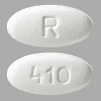 Amlodipine and atorvastatin (Amlodipine and atorvastatin [ am-loe-di-peen-and-a-tor-va-sta-tin ])-R 410-5 mg / 10 mg-White-Oval