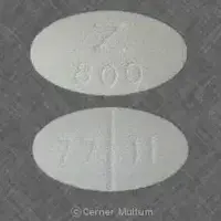 Cimetidine (Cimetidine [ sye-me-ti-deen ])-Z 800 77 11-800 mg-White-Oval