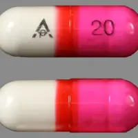 Geri-dryl (Diphenhydramine [ dye-fen-hye-dra-meen ])-AP 20-25 mg-Pink & White-Capsule-shape