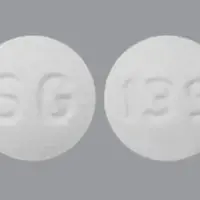 Donepezil (Donepezil (oral) [ doe-nep-e-zil ])-SG 139-5 mg-White-Round