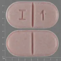 Glimepiride (Glimepiride [ glye-mep-ir-ide ])-I 1-1 mg-Pink-Capsule-shape