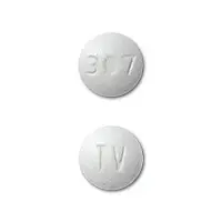 Hydroxyzine (Hydroxyzine [ hye-drox-ee-zeen ])-TV 307-10 mg-White-Round