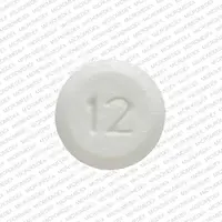 Hyoscyamine (Hyoscyamine [ hye-oh-sye-a-meen ])-CL 12-0.125 mg-White-Round