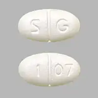 Metformin (eqv-fortamet) (Metformin [ met-for-min ])-S G 1 07-1000 mg-White-Oval