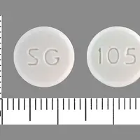 Metformin (eqv-glucophage xr) (Metformin [ met-for-min ])-SG 105-500 mg-White-Round