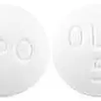 Olanzapine (Olanzapine (oral) [ oh-lanz-a-peen ])-APO OLA 5-5 mg-White-Round