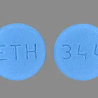 Benazepril (Benazepril [ ben-ay-ze-pril ])-344 ETH-40 mg-Blue-Round