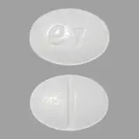 Metoprolol (Metoprolol [ me-toe-pro-lol ])-e7-25 mg-White-Oval