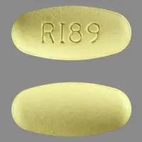 Minocycline (Minocycline [ mye-no-sye-kleen ])-RI89-50 mg-Yellow-Oval