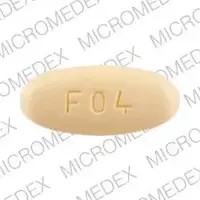 Quinapril (Quinapril [ kwin-a-pril ])-LU F04-40 mg-Yellow-Oval
