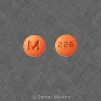 Quinapril (Quinapril [ kwin-a-pril ])-M 226-10 mg-Orange-Round