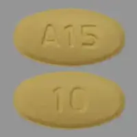 Tadalafil (Tadalafil [ ta-dal-a-fil ])-A15 10-10 mg-Yellow-Oval