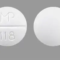 Trazodone (Trazodone [ traz-oh-done ])-MP 118-50 mg-White-Round