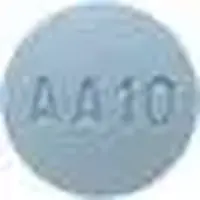 Amlodipine and atorvastatin (Amlodipine and atorvastatin [ am-loe-di-peen-and-a-tor-va-sta-tin ])-M AA10-10 mg / 40 mg-Blue-Round