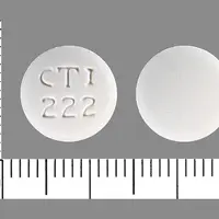 Ciprofloxacin (Ciprofloxacin (oral) [ sip-roe-flox-a-sin ])-CTI 222-250 mg-White-Round