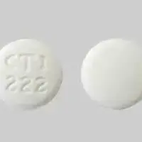 Ciprofloxacin (Ciprofloxacin (oral) [ sip-roe-flox-a-sin ])-CTI 222-250 mg-White-Round