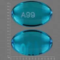 Geri-dryl (Diphenhydramine [ dye-fen-hye-dra-meen ])-A99-50 mg-Blue-Oval