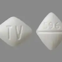 Doxazosin (Doxazosin [ dox-ay-zo-sin ])-TV 596-4 mg-White-Four-sided