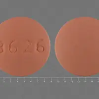 Doxycycline (systemic) (monograph) (Doryx)-3626-100 mg-Orange-Round