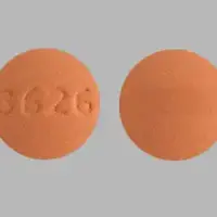 Doxycycline (systemic) (monograph) (Doryx)-3626-100 mg-Orange-Round
