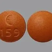 Hydroxyzine (Hydroxyzine [ hye-drox-ee-zeen ])-E 159-10 mg-Orange-Round