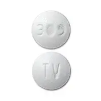 Hydroxyzine (Hydroxyzine [ hye-drox-ee-zeen ])-TV 309-50 mg-White-Round