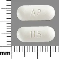 Hyoscyamine (Hyoscyamine [ hye-oh-sye-a-meen ])-AP 115-0.375 mg-White-Capsule-shape