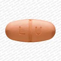 Levetiracetam (monograph) (Keppra)-LU X03-750 mg-Orange-Oval