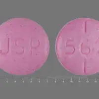 Levothyroxine (Levothyroxine (oral/injection) [ lee-voe-thye-rox-een ])-JSP 562-112 mcg (0.112 mg)-Pink-Round
