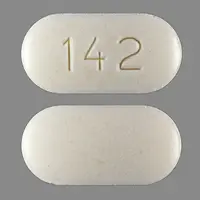 Metformin (Metformin [ met-for-min ])-142-500 mg-White-Capsule-shape