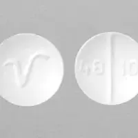 Oxycodone (Oxycodone [ ox-i-koe-done ])-V 48 10-5 mg-White-Round
