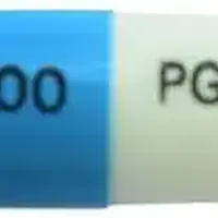 Pregabalin (Pregabalin [ pre-gab-a-lin ])-200 PGBN-200 mg-Blue & White-Capsule-shape