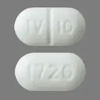 Warfarin (Warfarin (oral) [ war-far-in ])-TV 10 1720-10 mg-White-Capsule-shape