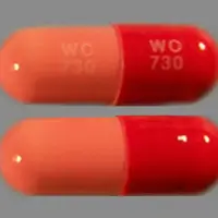 Amoxicillin (Amoxicillin)-WC 730 WC 730-250 mg-Pink / Red-Capsule-shape