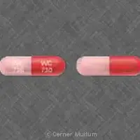 Amoxicillin (Amoxicillin)-WC 730 WC 730-250 mg-Pink / Red-Capsule-shape