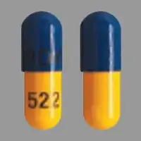 Atomoxetine (Atomoxetine [ at-oh-mox-e-teen ])-RDY 522-60 mg-Blue & Yellow-Capsule-shape