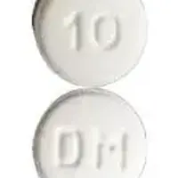 Dexmethylphenidate (Dexmethylphenidate [ dex-meth-il-fen-i-date ])-DM 10-10 mg-White-Round