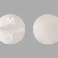 Metoprolol (Metoprolol [ me-toe-pro-lol ])-M 3-100 mg-White-Round