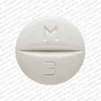 Metoprolol (Metoprolol [ me-toe-pro-lol ])-M 3-100 mg-White-Round