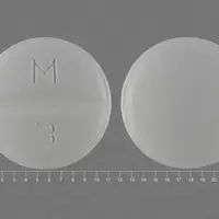 Metoprolol (Metoprolol [ me-toe-pro-lol ])-M 3-100 mg-White-Round
