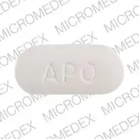 Ranitidine (Ranitidine [ ra-ni-ti-deen ])-APO RAN 300-300 mg-White-Oval