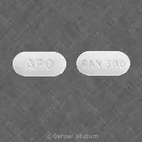 Ranitidine (Ranitidine [ ra-ni-ti-deen ])-APO RAN 300-300 mg-White-Oval