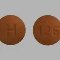 Ropinirole (Ropinirole (oral) [ roe-pin-i-role ])-H 126-4 mg-Brown-Round