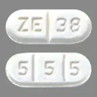 Buspirone (Buspirone [ byoo-spye-rone ])-ZE 38 5 5 5-15 mg-White-Capsule-shape