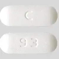 Ciprofloxacin (injection) (Ciprofloxacin (injection) [ sip-roe-flox-a-sin ])-C 93-750 mg-White-Capsule-shape