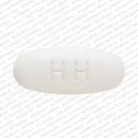 Levetiracetam (oral/injection) (Levetiracetam (oral/injection) [ lee-ve-tye-ra-se-tam ])-HH 172-500 mg-White-Oval