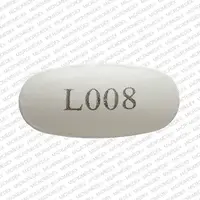 Levetiracetam (monograph) (Keppra)-L008-500 mg-White-Capsule-shape