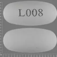 Levetiracetam (oral/injection) (Levetiracetam (oral/injection) [ lee-ve-tye-ra-se-tam ])-L008-500 mg-White-Capsule-shape