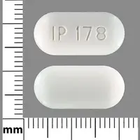 Metformin (eqv-glumetza) (Metformin [ met-for-min ])-IP 178-500 mg-White-Capsule-shape